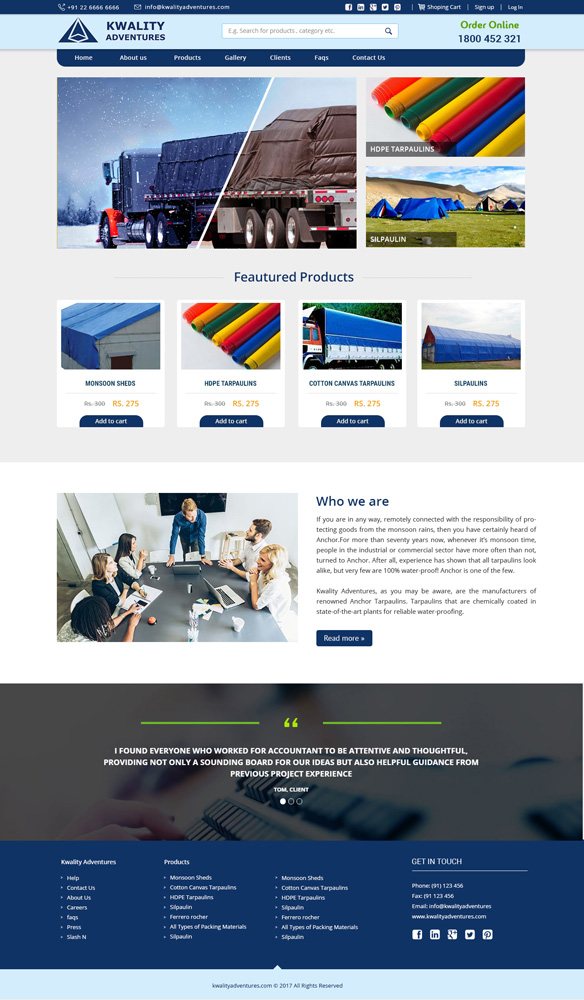 E-Commerce Website Design